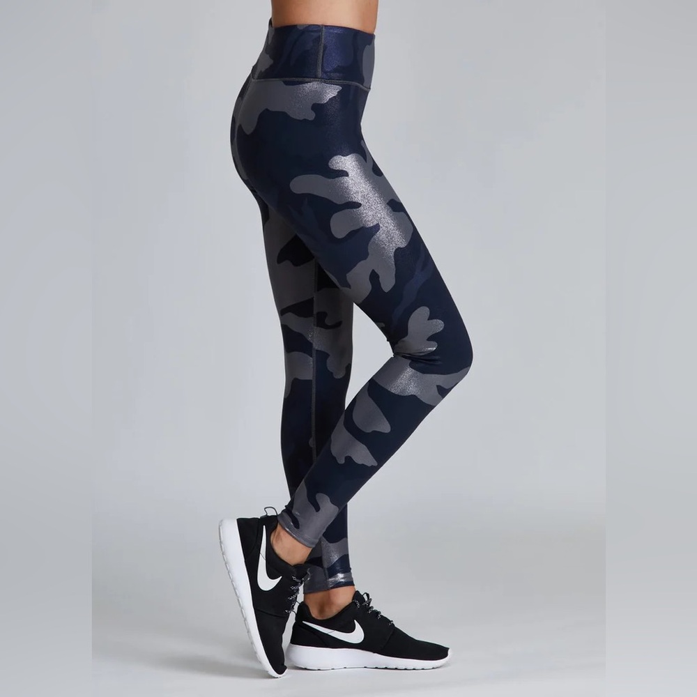 Noli Yoga Guerra Blue Camo Leggings
